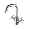 Double Handle SUS Basin Faucet H44-401L