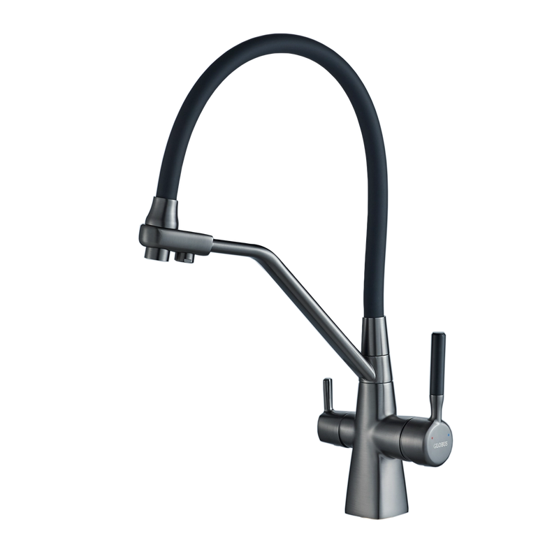Brass Sink Kitchen Faucet HCK-700-GP-SB