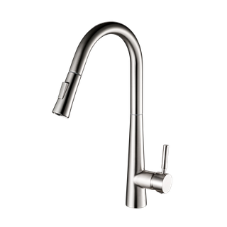 Pull Out Brass Kitchen Faucet HLK-33-SS