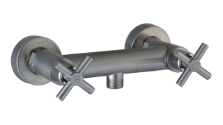 Double Handle SUS Shower Faucet H44-105