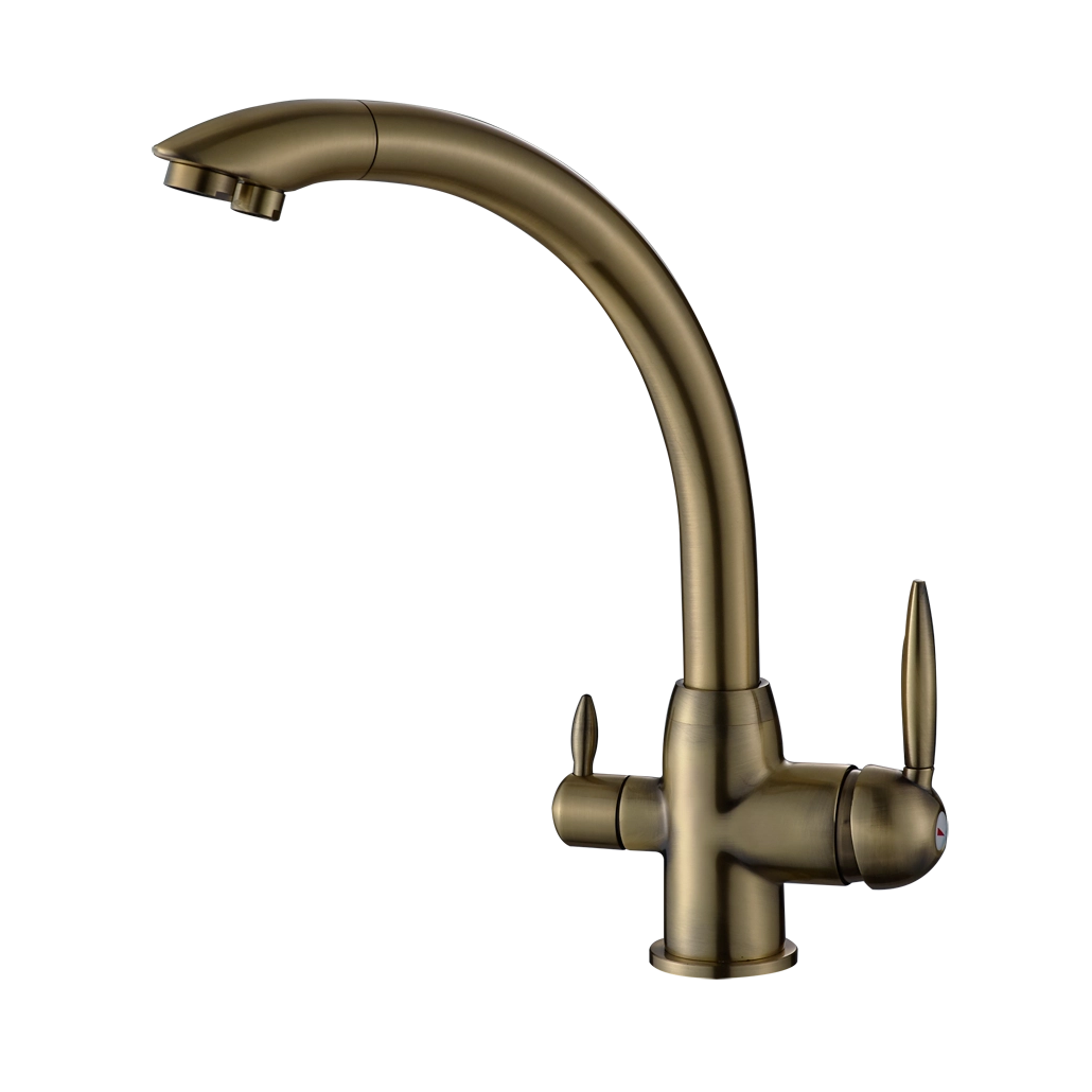 Brass Sink Kitchen Faucet HCK-777-BS