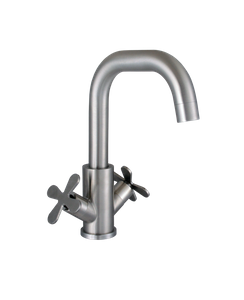 Double Handle SUS Basin Faucet H45-401L