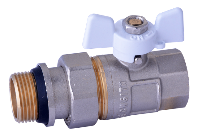 MF Ball Valve With Male Union Connection With BH AL Handle HV-0107