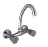 Double Handle Wall Kitchen Faucet H56-104