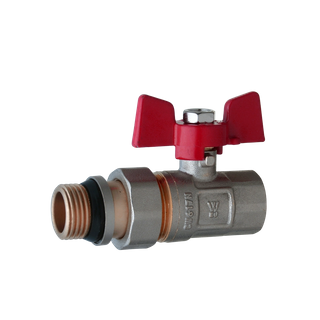 MF Ball Valve With Male Union Connection With BH AL Handle HV-0207