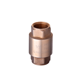 F/F Euro Model Check Valve With Brass Insert HV-0502