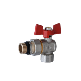 MF Angle Ball Valve With Male Union Connection With BH AL Handle HV-0208